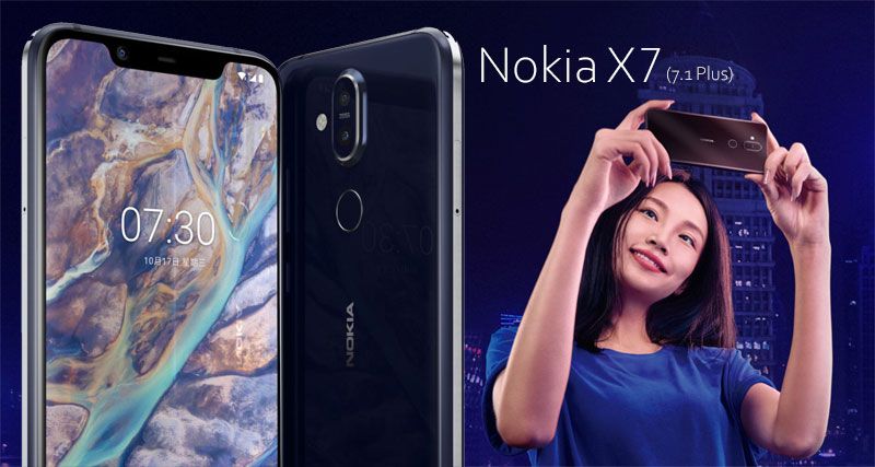 เปิดตัว Nokia X7 (7.1 Plus) มาพร้อม Snapdragon 710 จอ PureDisplay และกล้องคู่เลนส์ Zeiss เปิดตัวในจีนแค่ 8,000 บาท