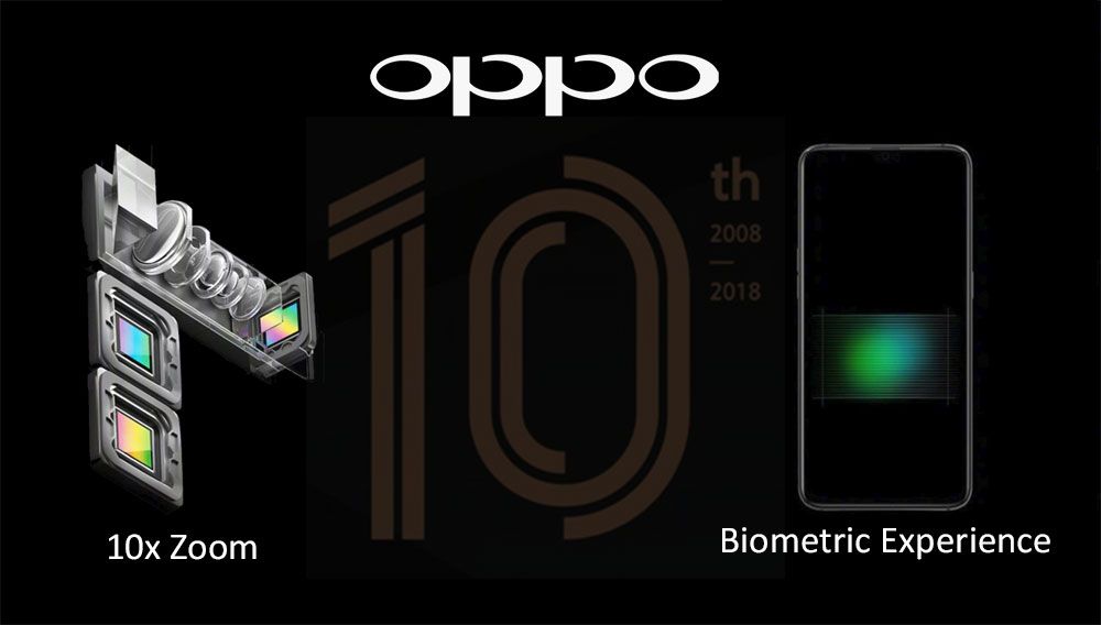 OPPO พร้อมเผยโฉมกล้องซูม 10x แบบไฮบริด และเซ็นเซอร์สแกนนิ้วบนหน้าจอใหม่ ที่ใหญ่กว่าเดิมถึง 15 เท่า