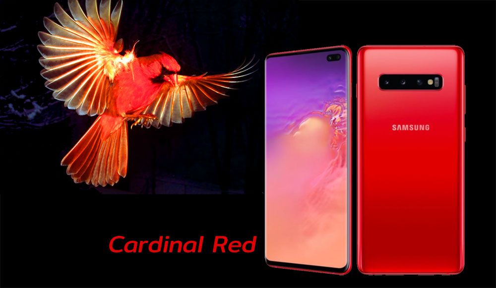 หลุดภาพ Galaxy S10 สีใหม่ Cardinal Red แดงร้อนแรงดั่งเปลวเพลิง