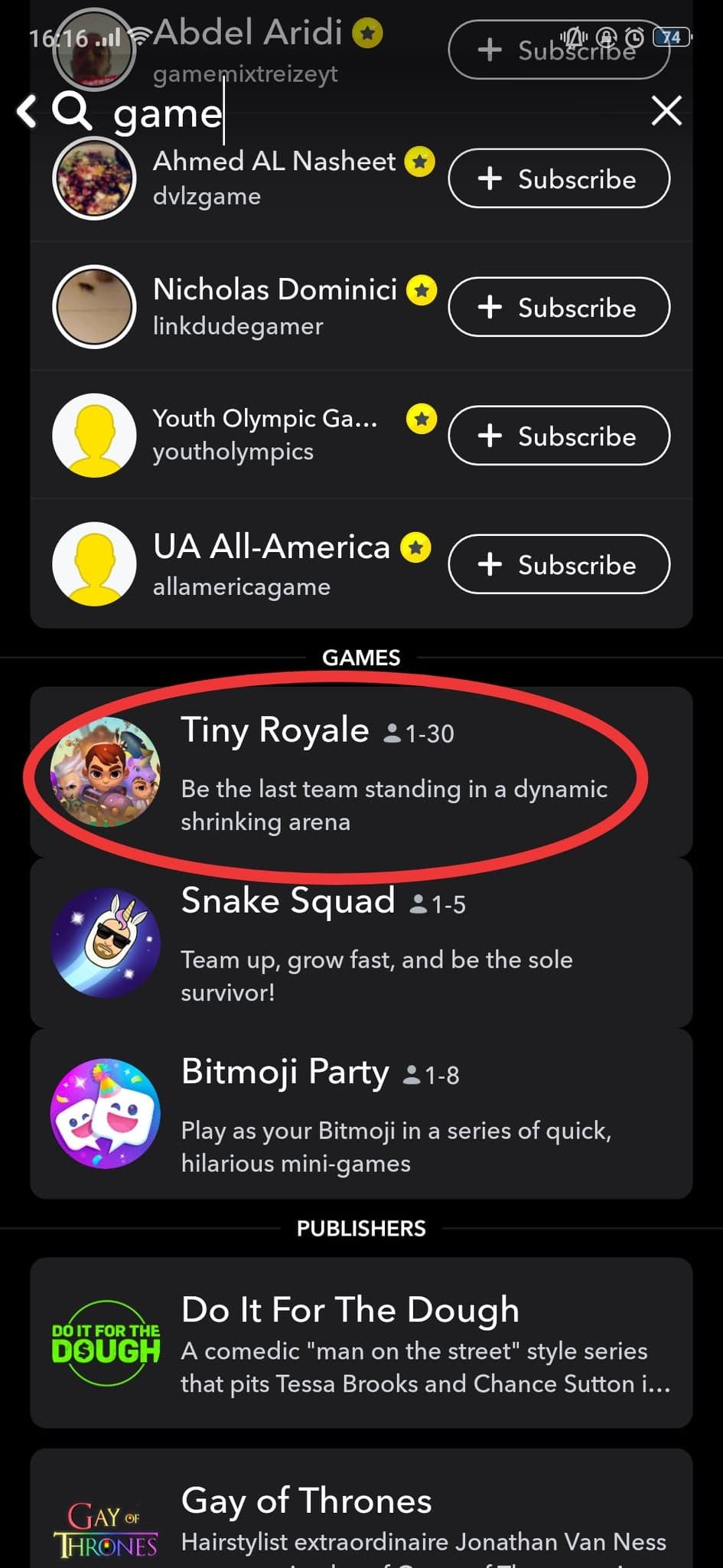 Snapchat เปิดตัวเกม Tiny Royale ต่อสู้แย่งชิงความเป็นหนึ่ง เล่นกับเพื่อนๆ ในแอปผ่าน Snap Games