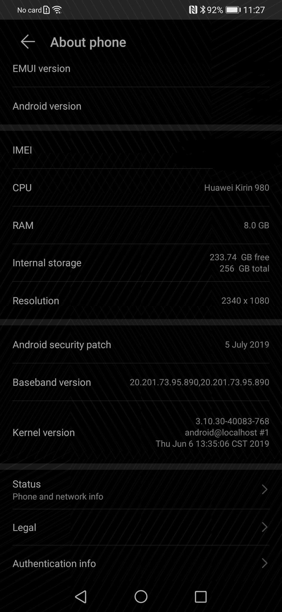 เผยรายชื่อมือถือ Huawei 11 รุ่นที่เริ่มทดสอบ Android Q และ EMUI 10