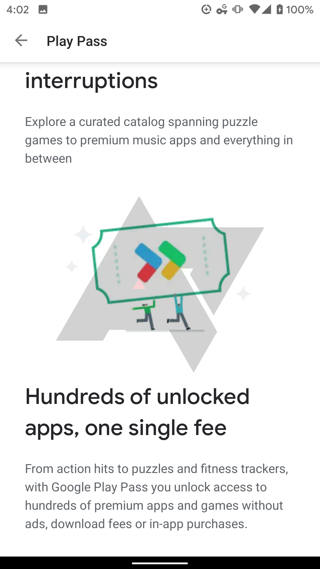 Google กำลังทดสอบ Play Pass ให้เล่นเกมและใช้แอปต่างๆ ในระบบสมัครสมาชิก ค่าบริการเดือนละ 155 บาท