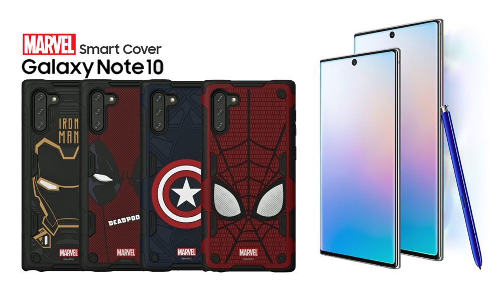 Samsung X Marvel Smart Covers เคส Galaxy Note 10 มีทั้ง Iron Man, Captain America, Spiderman และ Deadpool