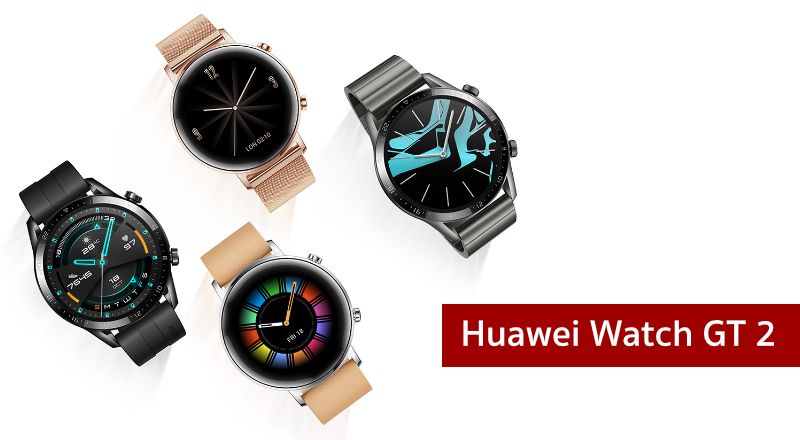 เปิดตัว Huawei Watch GT 2 ดีไซน์ใหม่ แบตใช้ได้ 2 สัปดาห์ กันน้ำ 50 เมตร ใช้รับสายได้