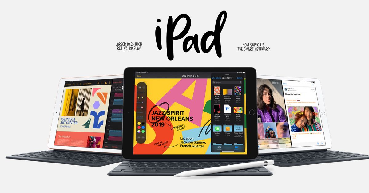 เปิดตัว iPad 7th Gen มาพร้อมหน้าจอ Retina Display 10.2 นิ้ว และรองรับ Apple Pencil เคาะราคาไทยเริ่มต้น 10,990 บาท