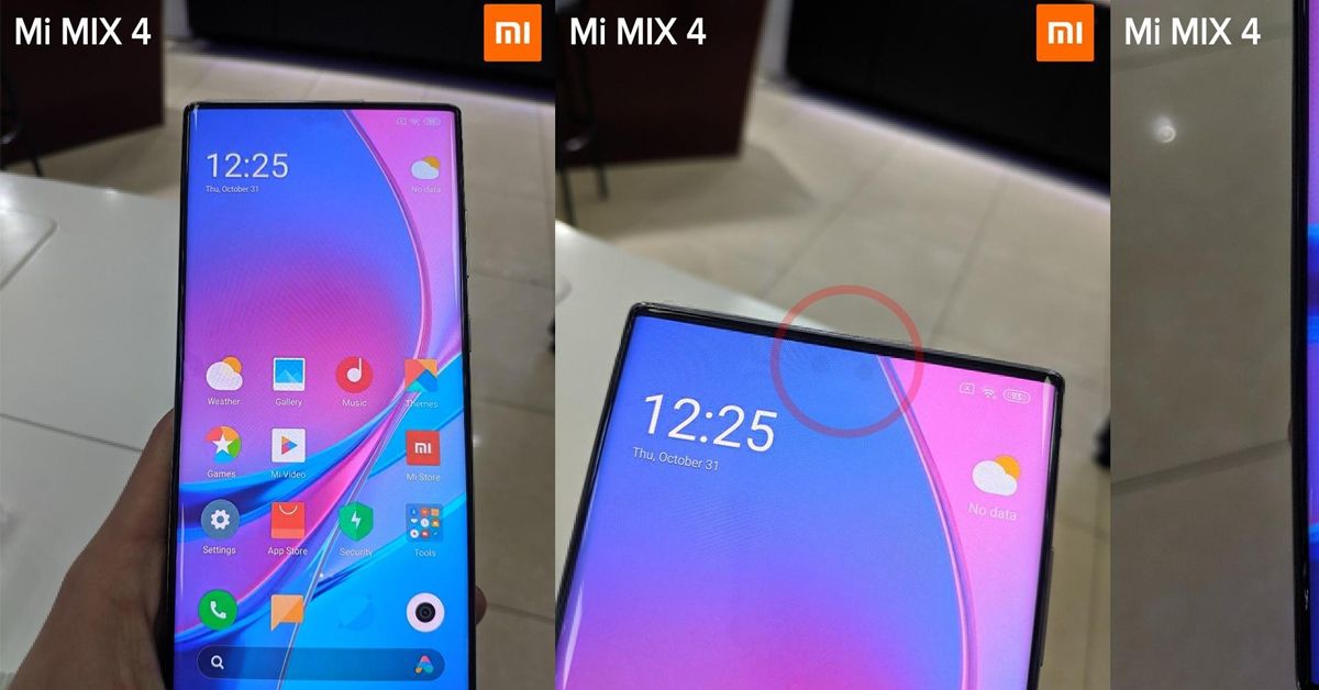 ภาพ Xiaomi Mi Mix 4 มาพร้อมซ่อนกล้องใต้หน้าจอ คาดเปิดตัวพร้อมกับ Mi Note 10 Pro กลางเดือนพฤศจิกายนนี้