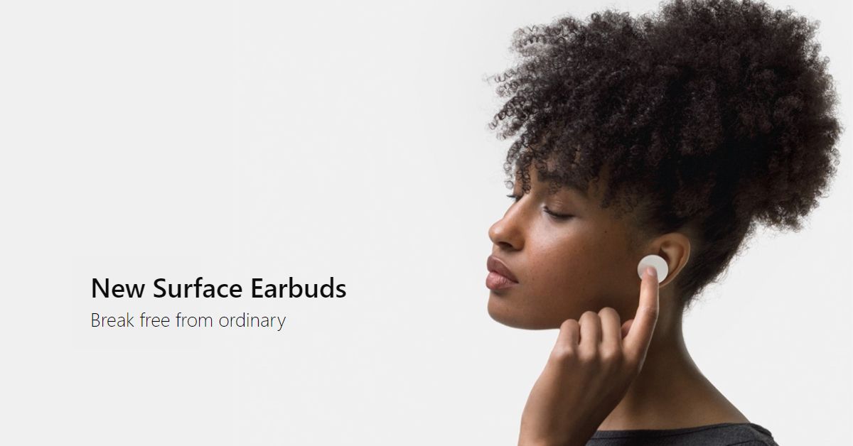 หูฟังไร้สาย Surface Earbuds สุดล้ำกับฟีเจอร์พิมพ์งานด้วยเสียงผ่าน Word และ Outlook เคาะราคาราว 7,600 บาท