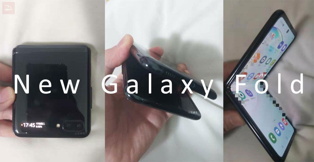 หลุดภาพ Samsung Galaxy Fold ใหม่ จอพับครึ่งสไตล์ Moto RAZR