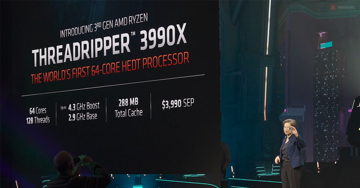 AMD เปิดตัว ซีพียูเดสก์ท็อป Threadripper 3990X จัดหนัก 64 Core/ 128 Thread ราคาราว 120,000 บาท