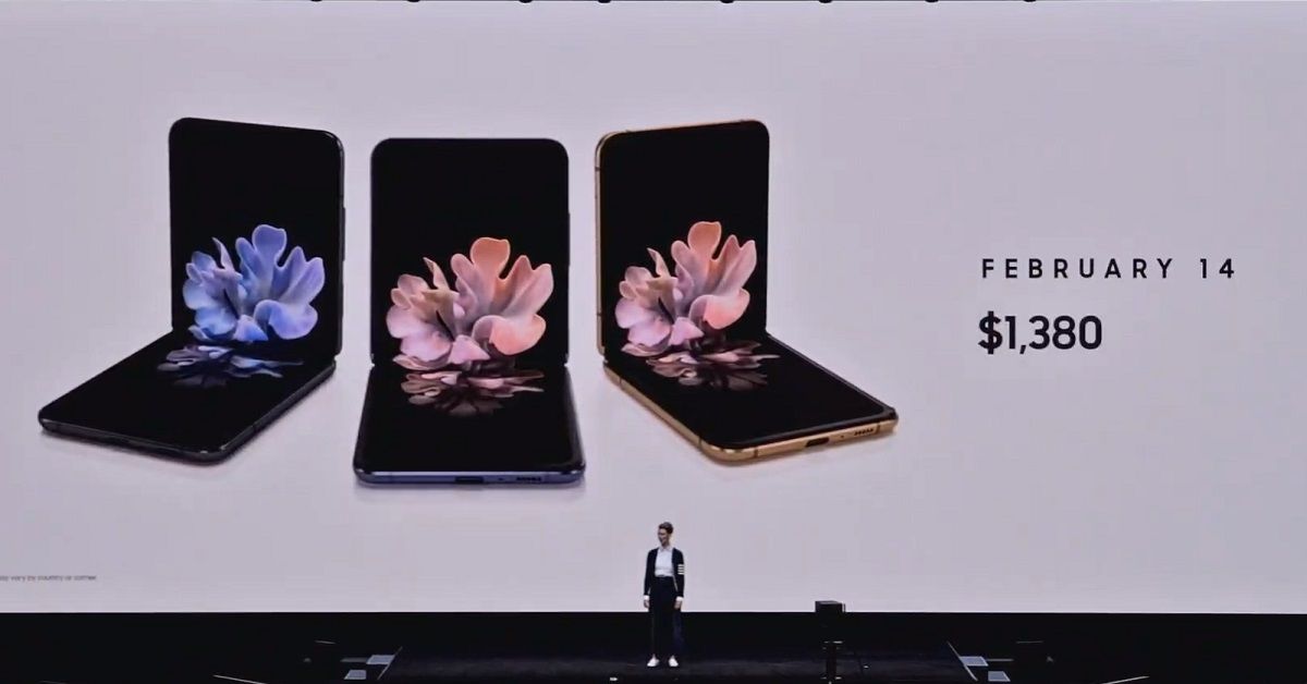 เปิดตัว Samsung Galaxy Z Flip มือถือจอพับโคตรหรู เคาะราคาราว 43,000 บาท