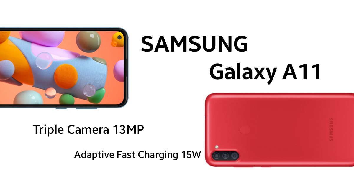 สเปค Samsung Galaxy A11 จอเจาะรู, กล้องหลัง 3 ตัว, รองรับชาร์จไว, ใช้พอร์ต USB-C