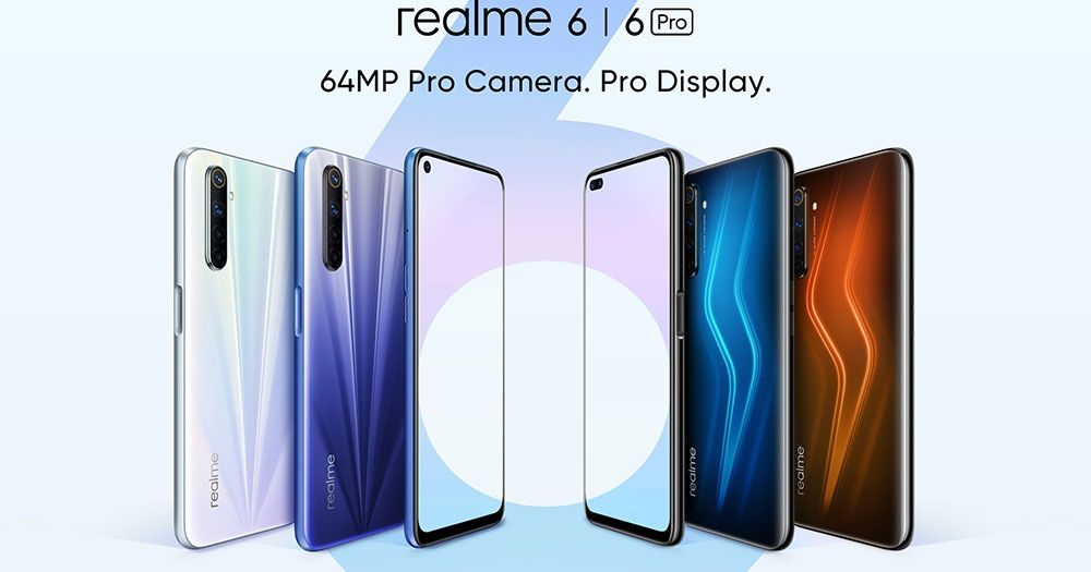 realme 6 และ realme 6 Pro เคาะราคาศูนย์ไทยเริ่มต้น 7,999 บาท เริ่มวางจำหน่ายปลายเดือนมีนาคมนี้