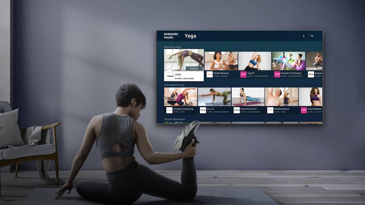 Samsung เริ่มปล่อยฟีเจอร์ Samsung Health บนสมาร์ททีวี เชื่อมต่อกับมือถือหรือสมาร์ทวอชเพื่อเข้าคอร์สออกกำลังกาย
