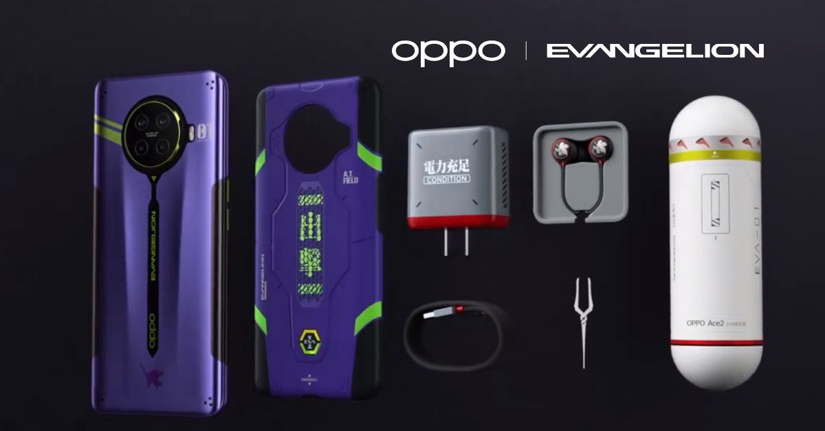 เปิดตัว OPPO Ace2 EVA Limited Edition และอุปกรณ์เสริมครบเซ็ต พร้อมเข็มจิ้มซิม หอกลองกินุส