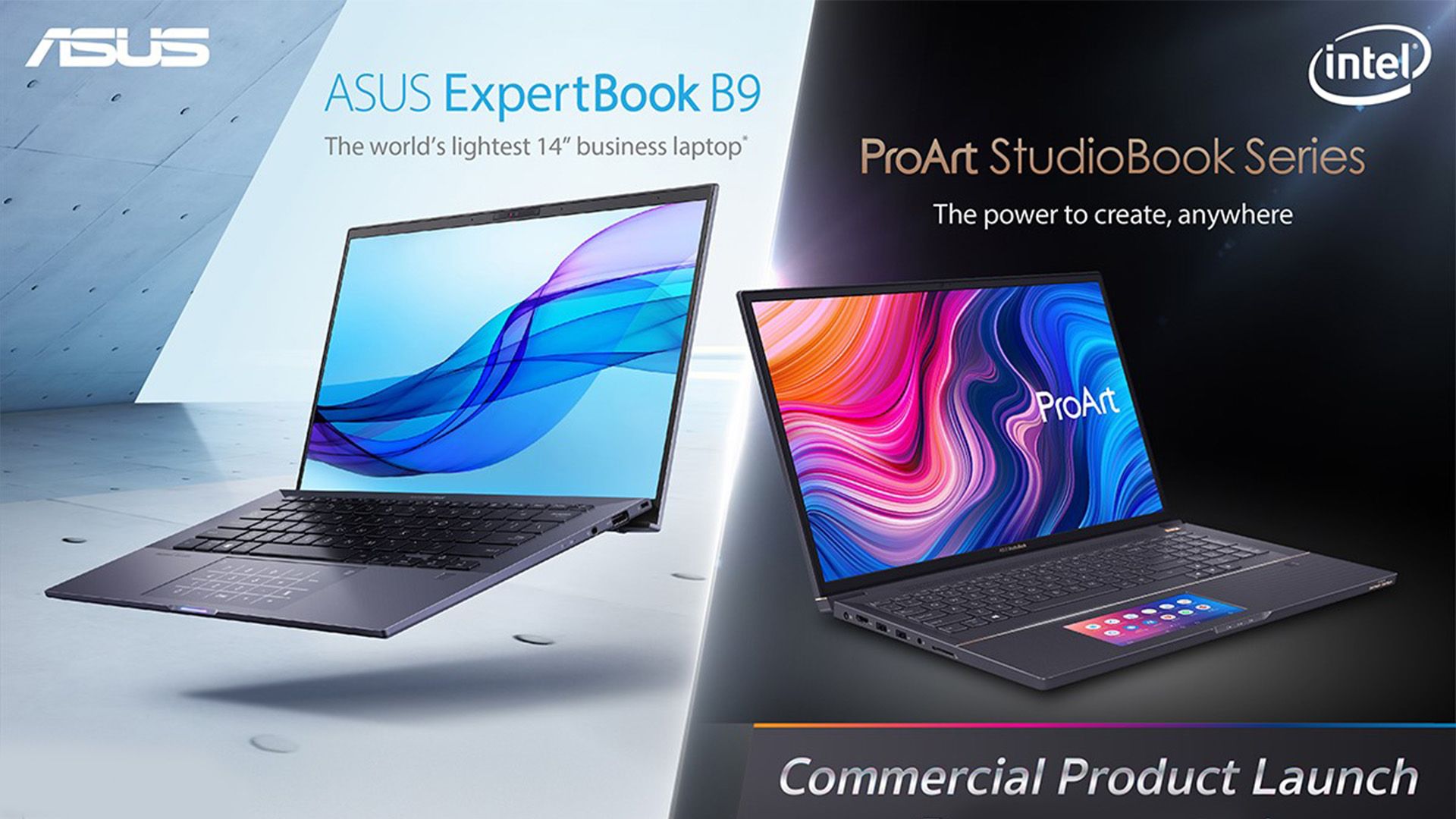 ASUS เปิดตัว ExpertBook B9 โน้ตบุ๊คเบาที่สุดในโลก และ ProArt StudioBook สายทำงาน 3D มืออาชีพ