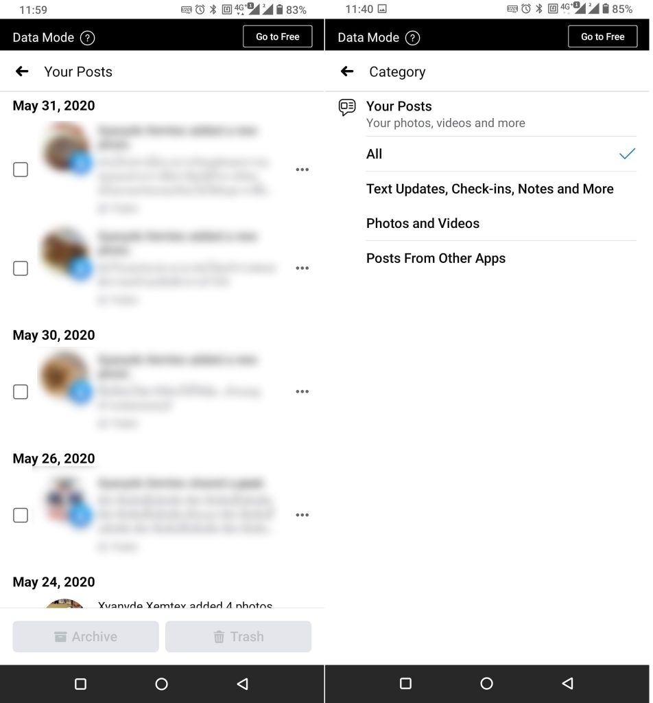 ลบอดีต.. Facebook ปล่อยฟีเจอร์ Manage Activity เลือกลบโพสต์เก่าๆ ได้ ...