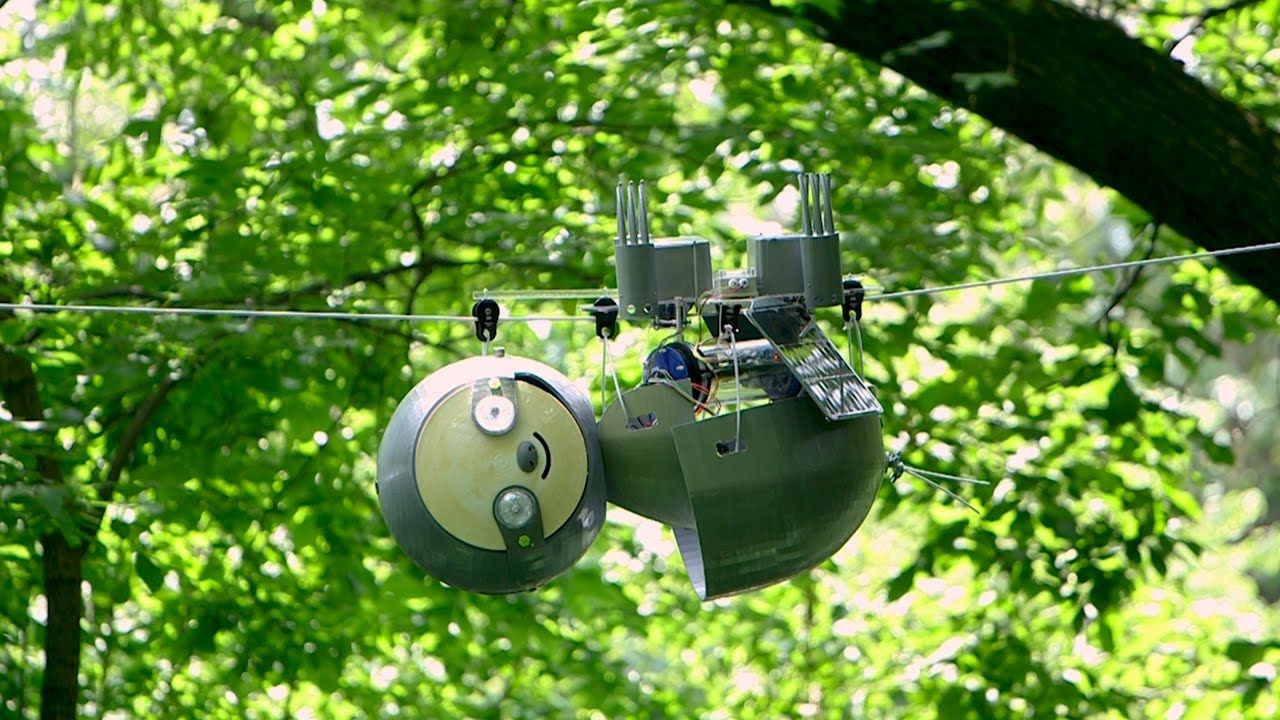 Slothbot หุ่นยนต์สลอธไต่ราว ช่วยสอดส่องดูแลชีวิตสัตว์ และพืชพรรณในสวน