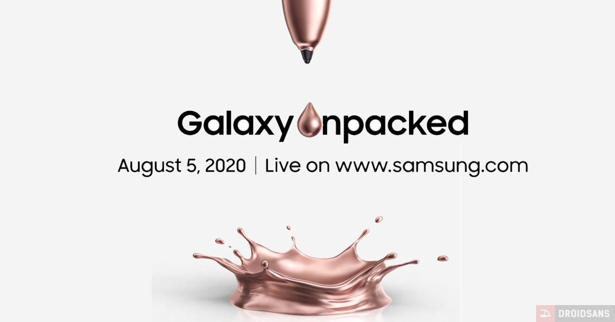 Samsung ประกาศงาน Galaxy Unpacked 2020 เปิดตัว Note 20 และผองเพื่อนในวันที่ 5 สิงหาคมนี้