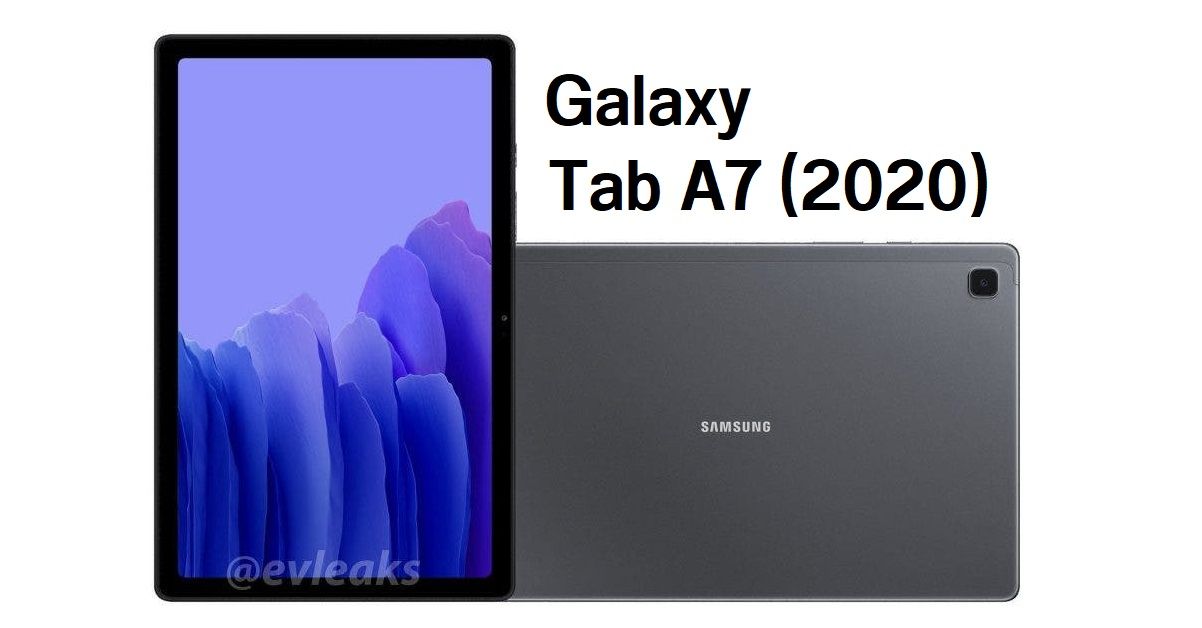 เผยภาพเรนเดอร์ Galaxy Tab A7 (2020) แท็บเล็ต 10.4 นิ้ว เน้นใช้งานแนวนอน คาดเปิดราคาโซนยุโรปเริ่มต้นราว 8,700 บาท