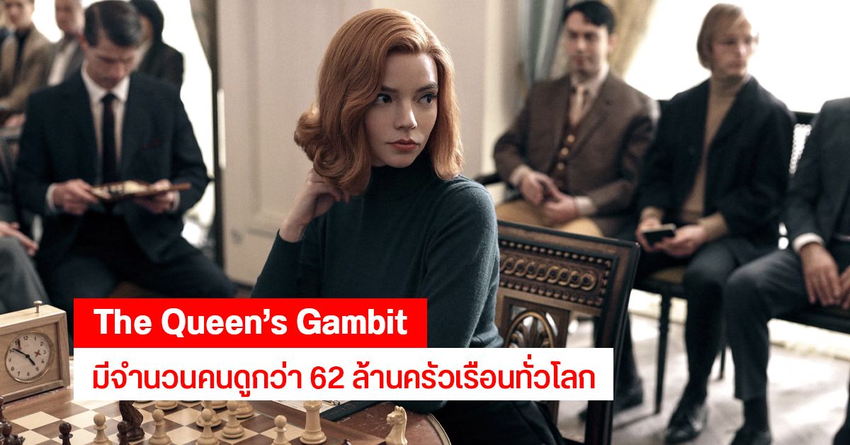 Netflix เผยซีรีส์ The Queen’s Gambit ทำให้ยอดค้นหาเกี่ยวกับวิธีเล่นหมากรุกพุ่งขึ้นสูงสุดในรอบ 9 ปี