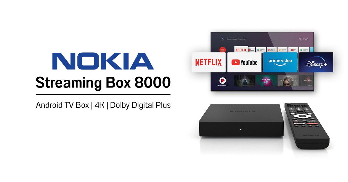 Nokia เปิดตัวกล่อง Android TV รุ่น Streaming Box 8000 รองรับภาพ 4K พร้อมระบบเสียง Dolby Digital Plus