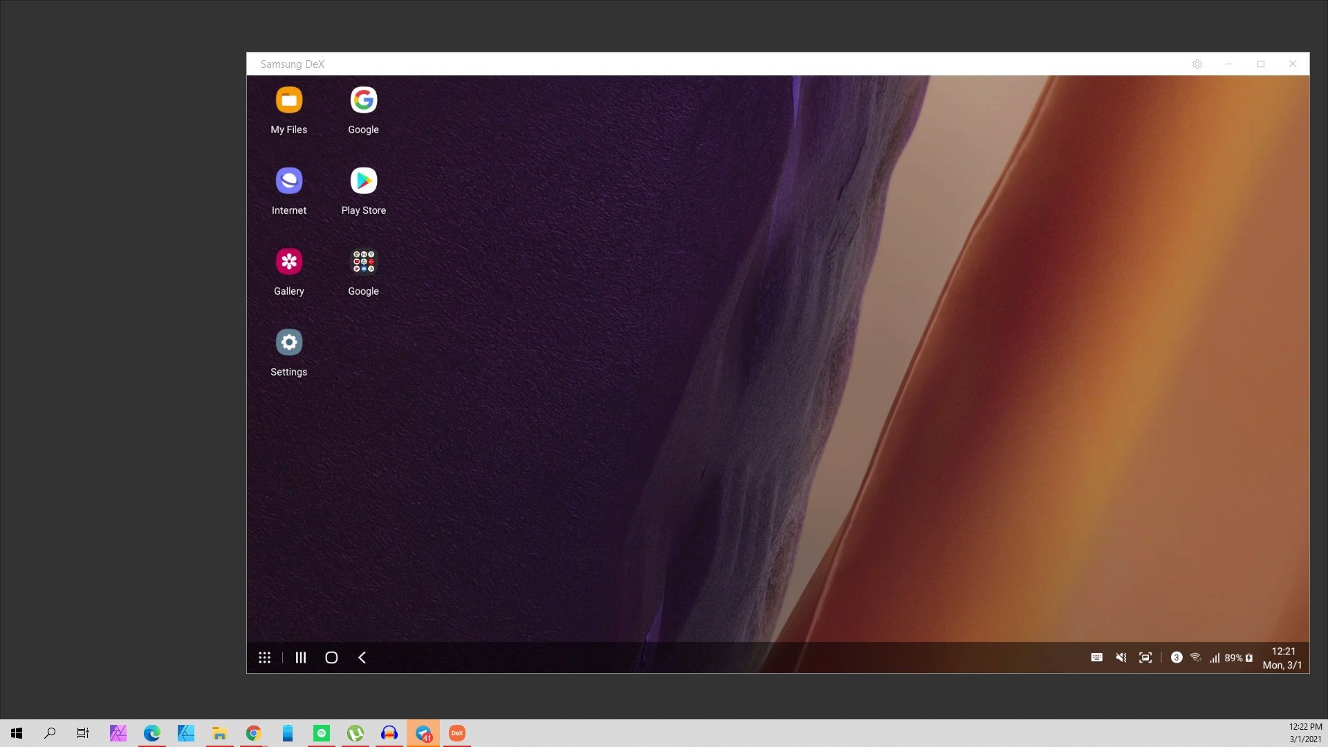 samsung dex one ui 2.1
