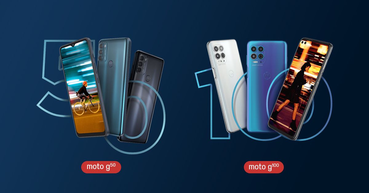 Motorola เปิดตัว moto g100 แรงสุดในซีรีส์ ใช้ชิป Snapdragon 870 และ moto g50 สมาร์ทโฟน 5G ราคาสุดคุ้ม
