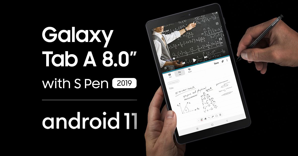 Samsung ปล่อยอัปเดต Android 11 ให้ Galaxy Tab 8.0 with S Pen (2019) แล้ว