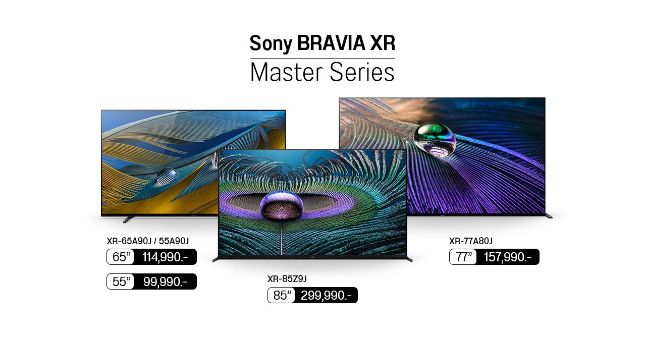 Sony เปิดจอง BRAVIA XR 8K LED และ 4K OLED รุ่นใหม่ ใช้ชิป Cognitive Processor XR ระบบ Google TV เริ่มต้น 99,990 บาท