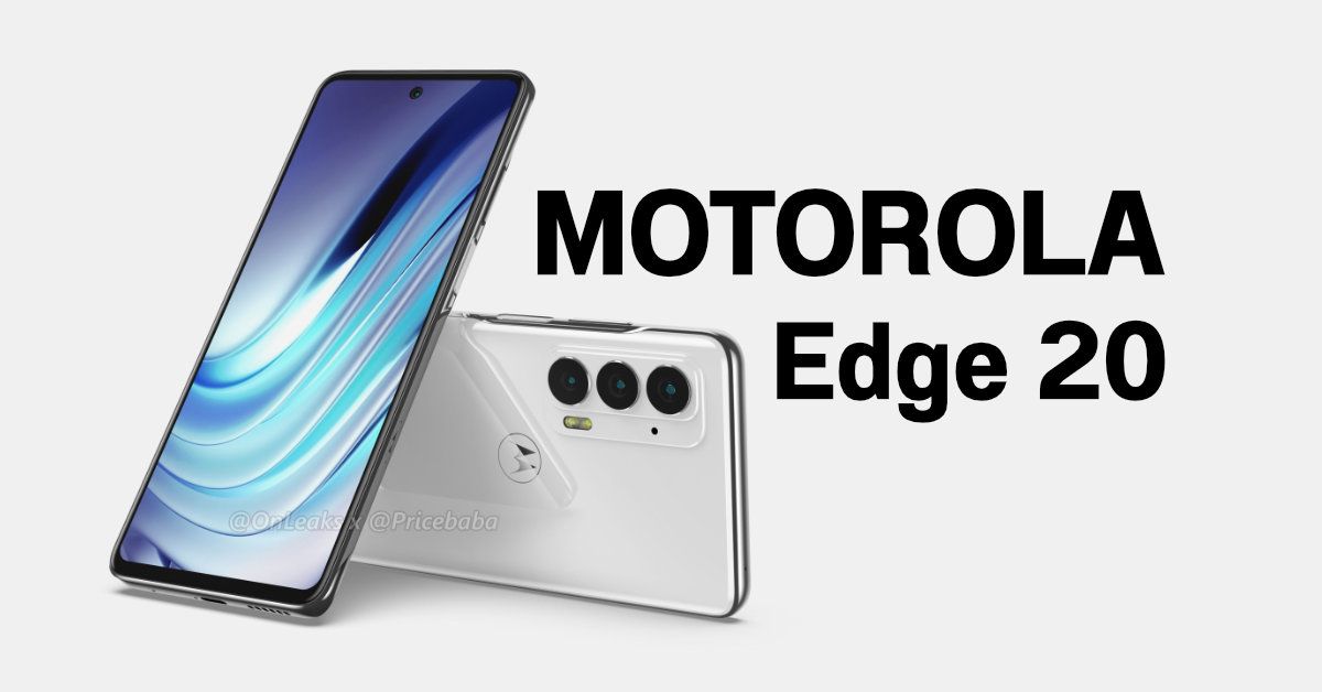 ภาพเรนเดอร์ Motorola Edge 20 เผยดีไซน์ทุกซอกทุกมุม มากับจอ 120Hz และกล้องหลัง 108MP เปิดตัว 5 ส.ค. นี้