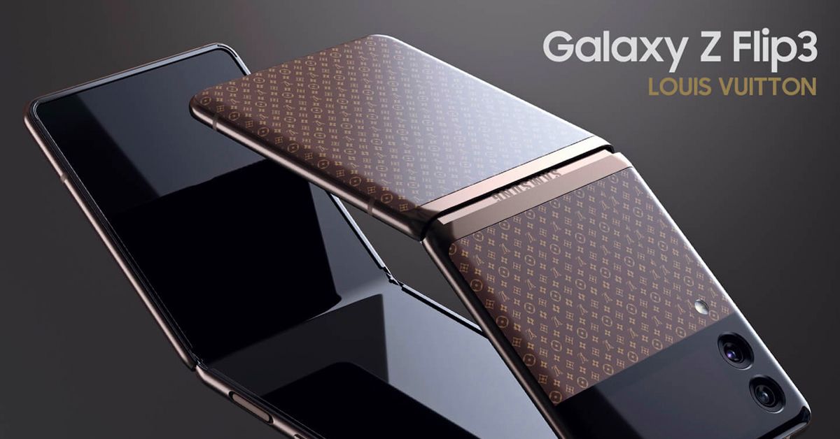 หรือปีนี้จะเป็น LV… ชมภาพคอนเซปท์ Samsung Galaxy Z Flip 3 Louis Vuitton Edition