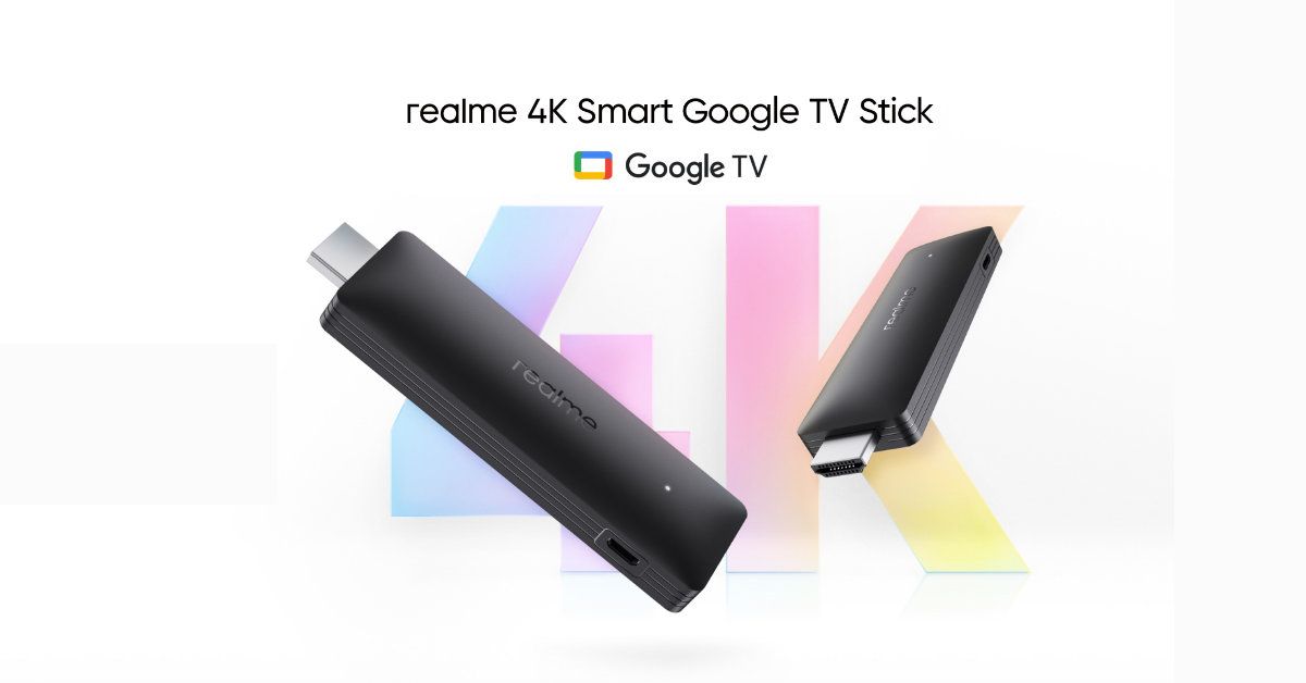 เปิดตัว realme 4K Smart Google TV Stick รองรับภาพ 4K HDR10+ วางขายในอินเดียราว 1,760 บาท