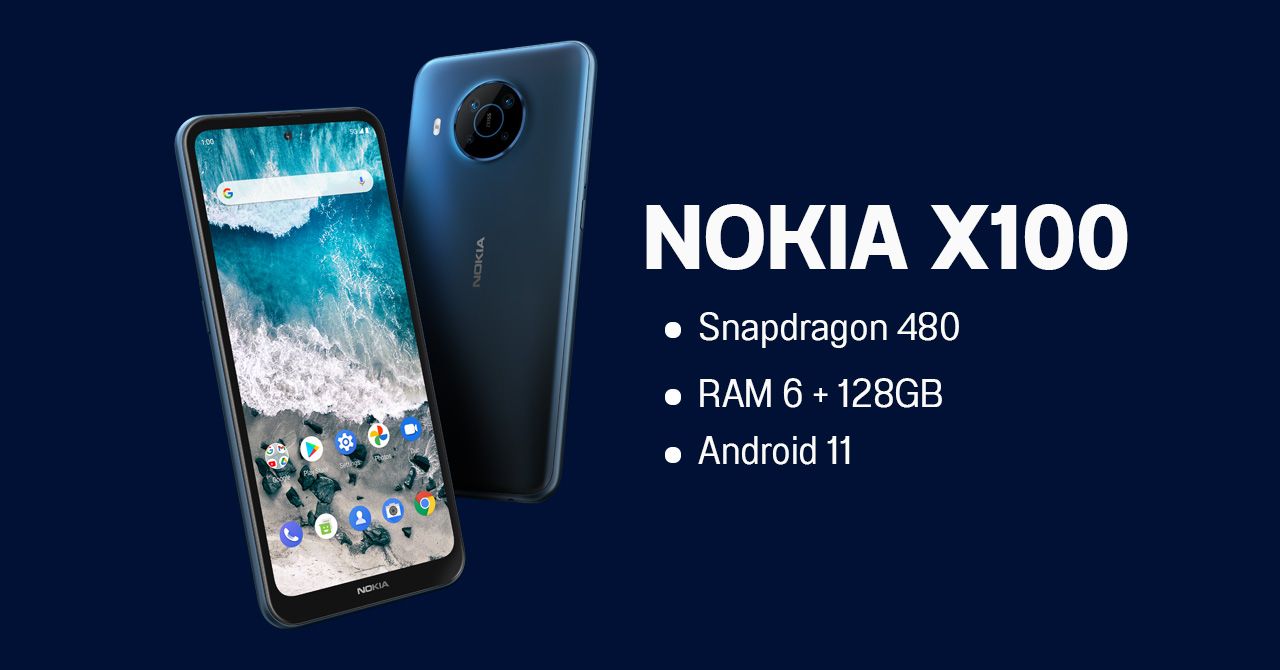 เปิดตัว Nokia X100 รองรับ 5G กล้องหลังเลนส์ ZEISS ใช้ชิป Snapdragon 480