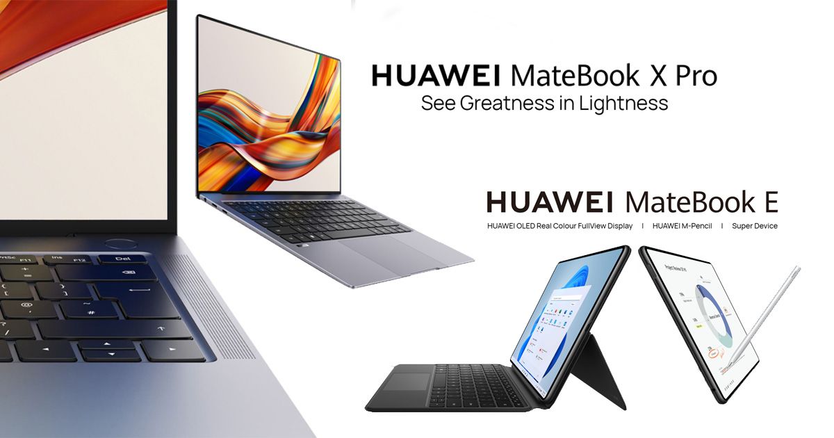 เปิดตัว Huawei Matebook X Pro 2022 และ Matebook E ในรูปแบบ 2-in-1