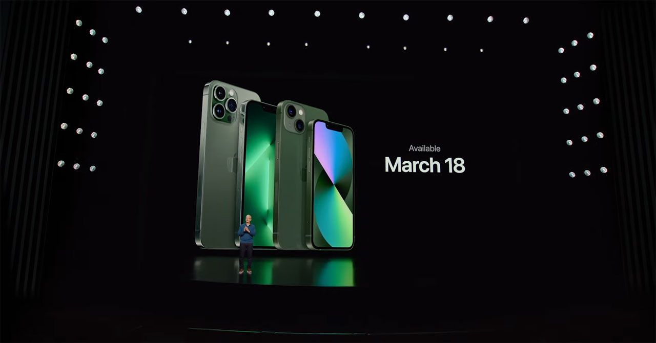 iPhone 13 และ iPhone 13 Pro ออกสีใหม่ สีเขียว Green และ Alpine Green วางขาย 25 มีนาคม