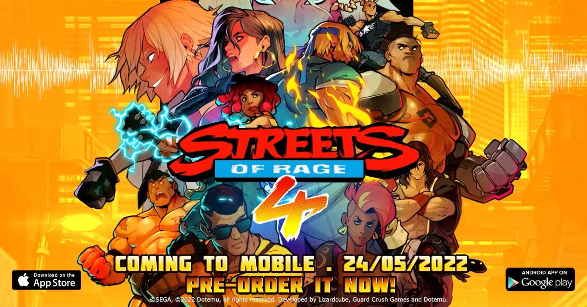 เกมแอคชั่นตะลุยด่านซีรีส์ดัง Streets of Rage 4 เปิดให้ลงทะเบียนเตรียมเล่น 24 พ.ค. นี้ ทั้ง Android และ iOS