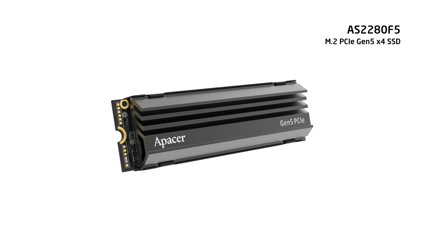 Apacer เปิดตัว SSD M.2 PCIe Gen 5 รุ่น consumer ตัวแรกของโลก ความเร็วสูงสุด 13,000 MB/s ต่อใช้งานร่วมกับบอร์ด Gen 4 ได้