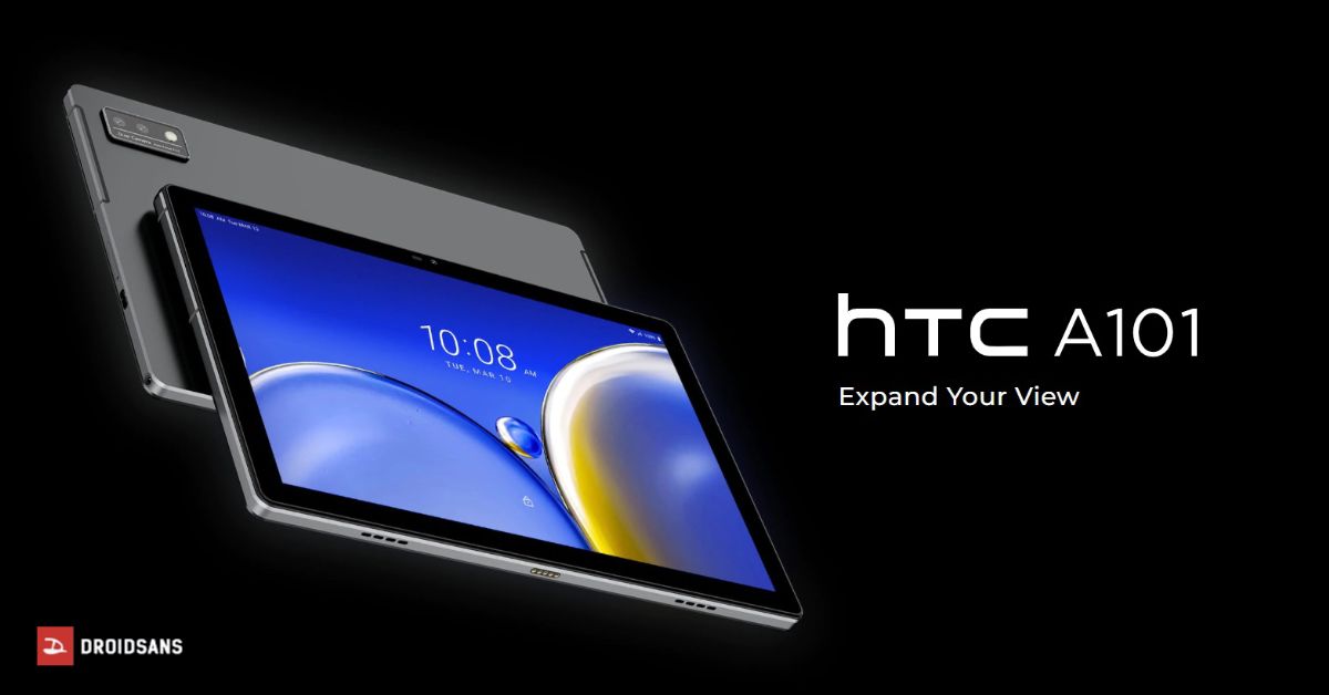 HTC A101 แทบเล็ตหน้าจอ 10.1 นิ้ว พร้อมกล้องหลังคู่ รองรับ 4G ราคาราว 12,900 บาท