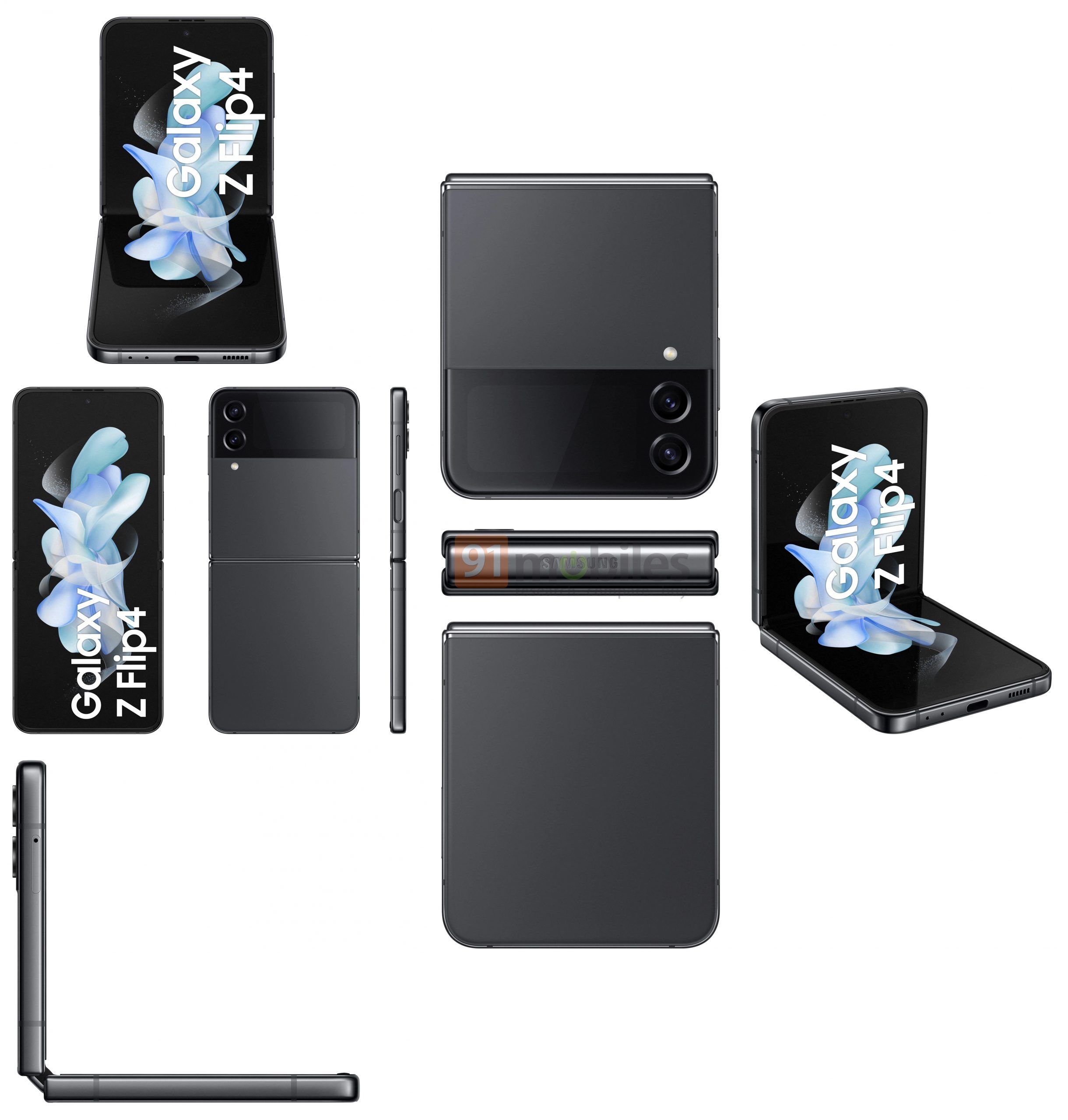 เผยภาพเรนเดอร์แบบเต็ม ๆ ครบ ๆ ของ Samsung Galaxy Z Fold4 / Galaxy Z Flip4 และอุปกรณ์เสริม