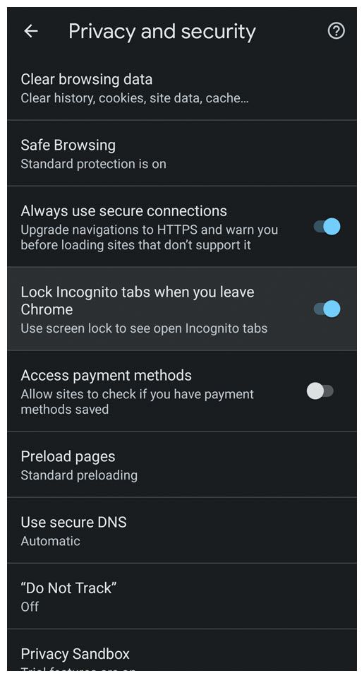 Chrome บน Android เพิ่มตัวเลือกล็อกแท็บไม่ระบุตัวตน บังคับสแกนนิ้วก่อนเข้า Incognito mode