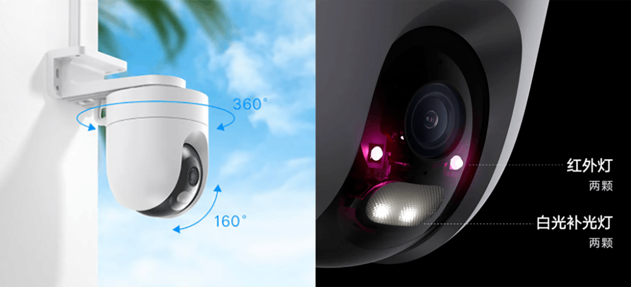 Xiaomi CW400 กล้องวงจรปิดอัจฉริยะสำหรับใช้นอกบ้าน เก็บภาพคมชัดระดับ 2 ...