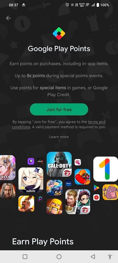 Google Play Points เปิดให้ใช้ในไทยแล้ว จะซื้อเกม ของในเกม ซื้อแอป ซื้อ eBook ก็ได้แต้มสะสมไว้เป็นส่วนลดครั้งต่อไป