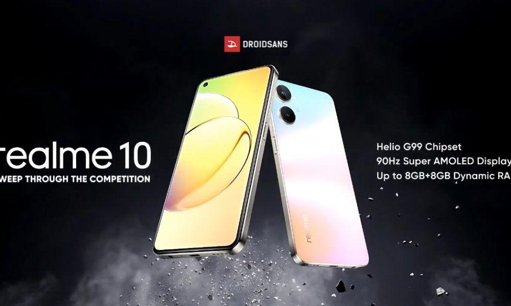 Launch realme 10 mobile phone, sAMOLED screen, 90 Hz, 50 MP camera, durable battery, 33 W charging, starting at around 8,450 baht