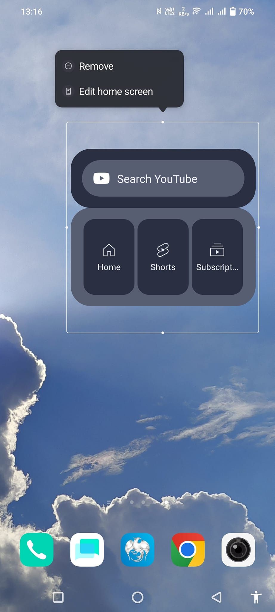 YouTube สำหรับ Android เพิ่ม Widget ใหม่ กดค้นหาวิดีโอ, ดู Shorts หรือ ...