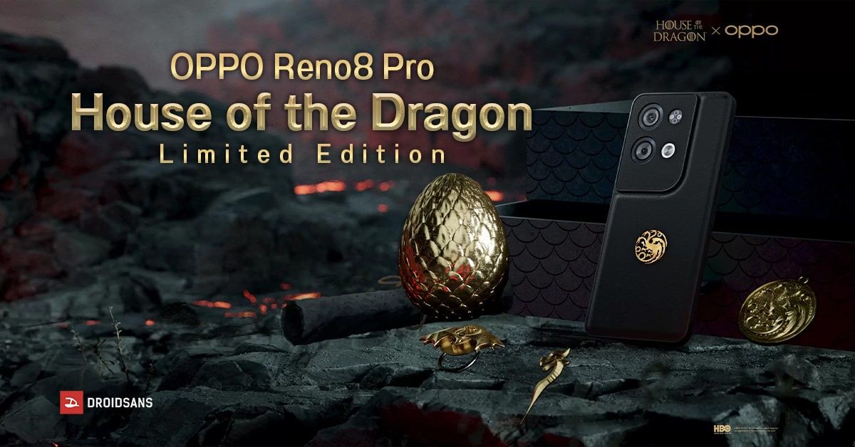 เปิดตัว OPPO Reno8 Pro รุ่นพิเศษ House of the Dragon Limited Edition ราคาราว 19,450 บาท