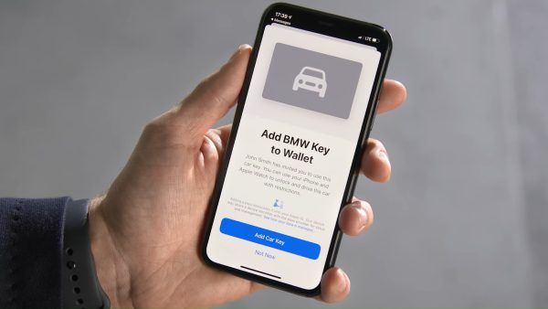 BMW digital key share how to