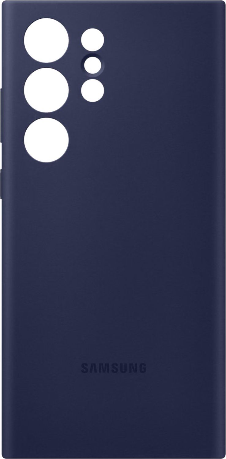 Galaxy S23 Silicone Case Blue Front