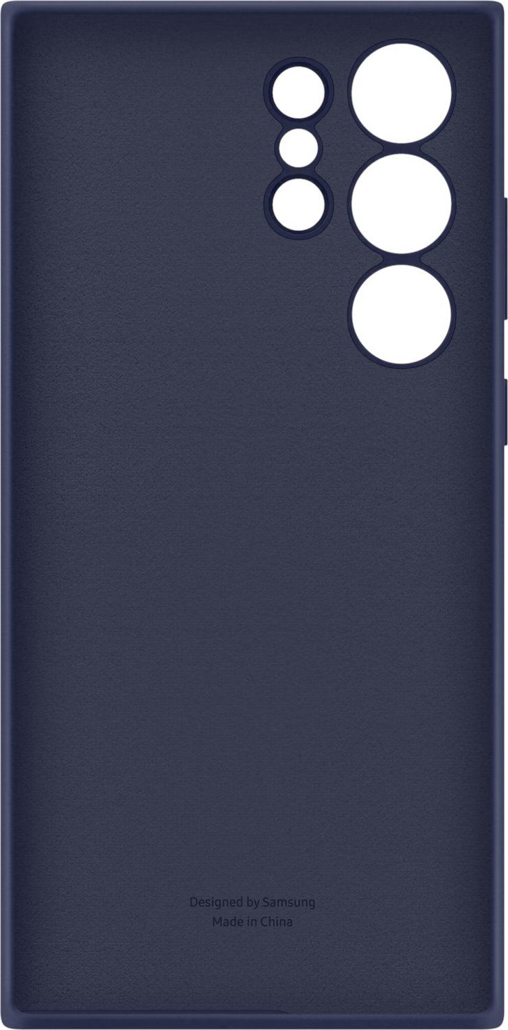 Galaxy S23 Silicone Case Blue back