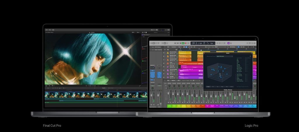 MacBook Pro 2023 editing studio