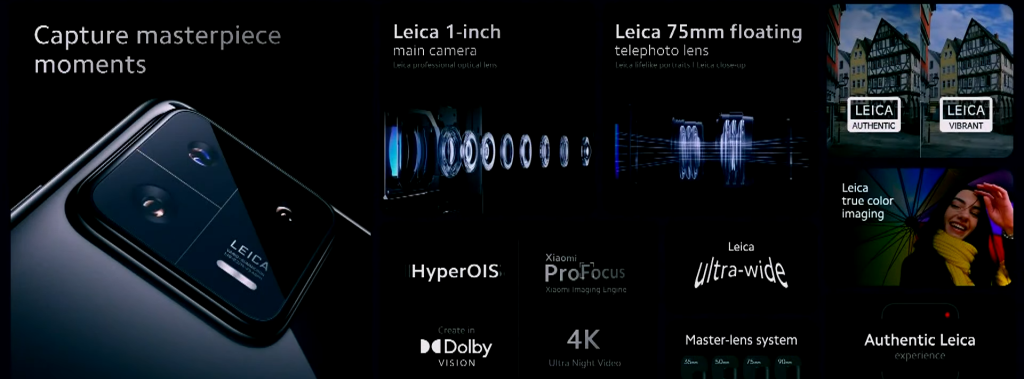 Xiaomi 13 Pro Camera Specs